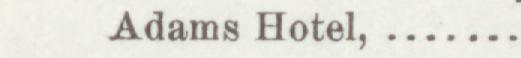 The line reading Adams Hotel in the 1896 atlas index