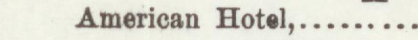 The line reading American Hotel in the 1898 atlas index