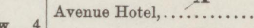 The line reading Avenue Hotel in the 1886 atlas index