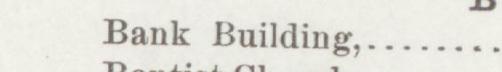 The line reading Bank Building in the 1892 atlas index