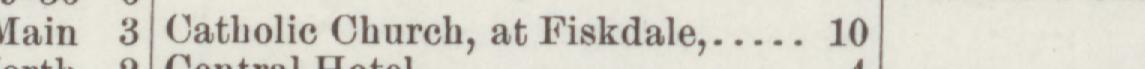 The line reading Catholie Church, at Fiskdale in the 1894 atlas index