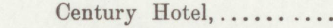 The line reading Century Hotel in the 1896 atlas index