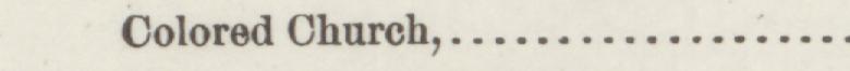 The line reading Colored Church in the 1889 atlas index