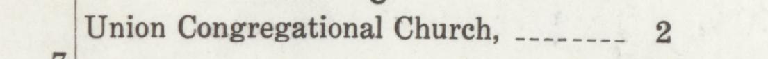 The index line reading Union Congregational Church in the 1924 atlas