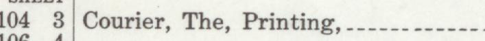 The line reading Courier, The, Printing in the 1911 atlas index