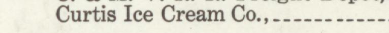 The line reading Curtis Ice Cream Co in the 1914 atlas index