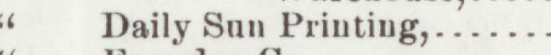The line reading Daily Sun Printing in the 1901 atlas index
