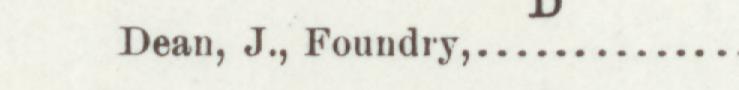 The line reading Dean, J., Foundry in the 1896 atlas index