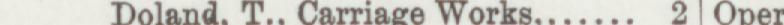 The index line reading Doland. T Carriage Works in the 1893 atlas