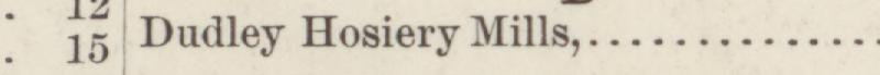 The line reading Dudley Hosiery Mills in the 1884 atlas index