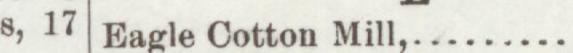 The index line reading Eagle Cotton Mill in the 1897 atlas