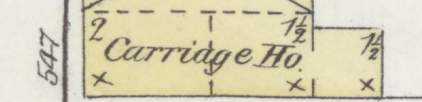 The line reading ECarriage Ho in the 1887 atlas index