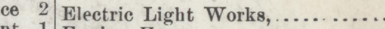 The line reading Electric Light Works in the 1892 atlas index