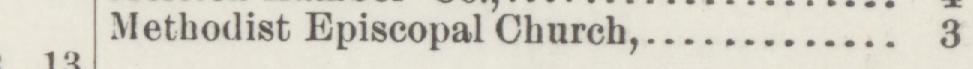 The line reading Methodist Episcopal Church in the 1889 atlas index