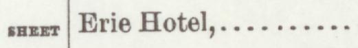 The line reading Erie Hotel in the 1898 atlas index