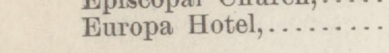 The line reading Europa Hotel in the 1884 atlas index