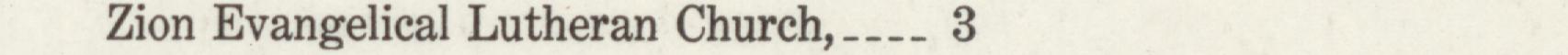The index line reading Zion Evangelical Lutheran Church, -_ 3 in the 1915 atlas