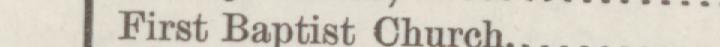 The line reading First Baptist Church in the 1886 atlas index