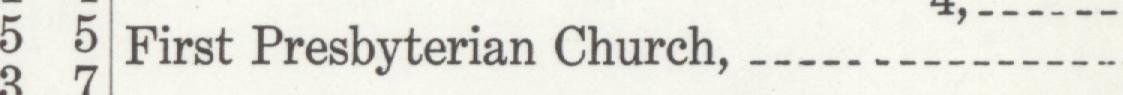 The line reading First Presbyterian Church in the 1921 atlas index