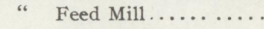 The index line reading Feed Mill in the 1908 atlas