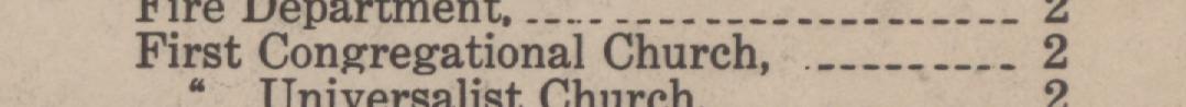 The index line reading First Congregational Church in the 1921 atlas