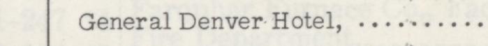 The line reading General Denver Hotel in the 1949 atlas index
