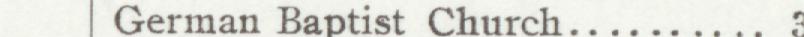 The line reading German Baptist Church in the 1907 atlas index