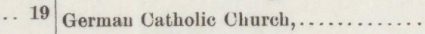 The line reading German Catholic Church in the 1889 atlas index