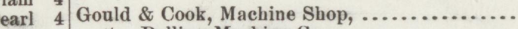 The line reading Gould & Cook, Machine Shop in the 1891 atlas index