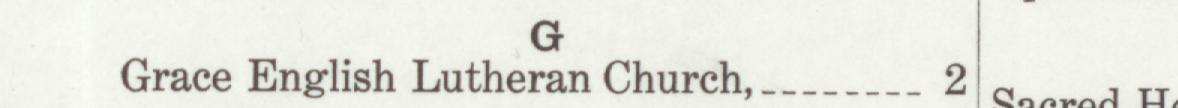 The line reading Grace English Lutheran Church in the 1908 atlas index