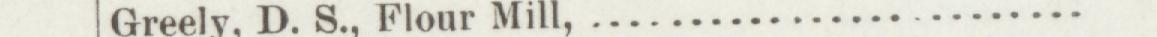 The line reading Greelv. D. S., Flour Mill in the 1895 atlas index