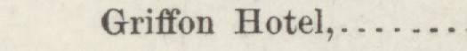 The line reading Griffon Hotel in the 1884 atlas index