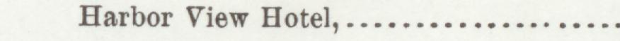 The line reading Harbor View Hotel in the 1898 atlas index