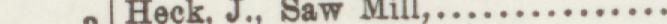 The line reading Heck. J Saw Mill in the 1895 atlas index