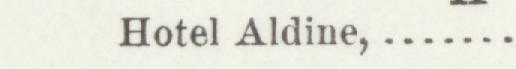 The line reading Hotel Aldine in the 1897 atlas index