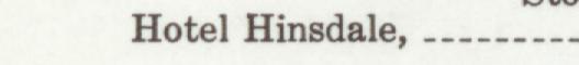 The line reading Hotel Hinsdale in the 1911 atlas index