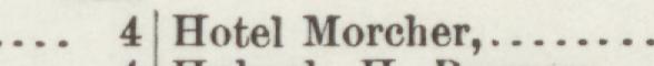 The line reading Hotel Moreher in the 1891 atlas index