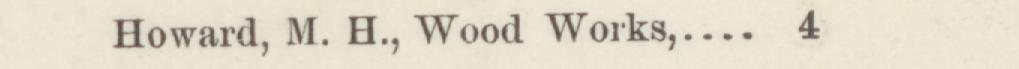 The line reading Howard, M. H., Wood Works in the 1892 atlas index
