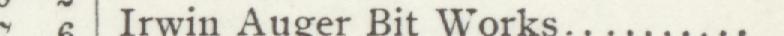 The index line reading Irwin Auger Bit Works in the 1907 atlas