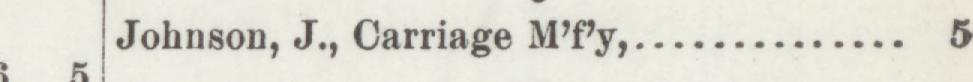 The line reading Johnson, J., Carriage My in the 1896 atlas index