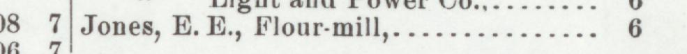 The line reading Jones, E.E., Flour-mill in the 1902 atlas index