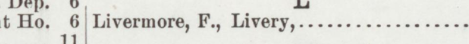 The line reading Livermore, F, Livery in the 1892 atlas index