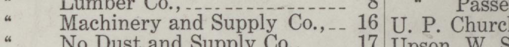 The line reading Machinery and Supply Co in the 1909 atlas index