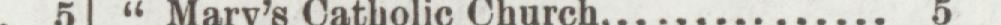 The line reading Mary'g Catholie Church in the 1904 atlas index