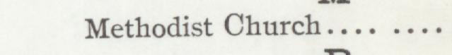 The index line reading Unitarian Church in the 1905 atlas