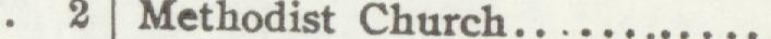 The line reading Methodist Church in the 1907 atlas index