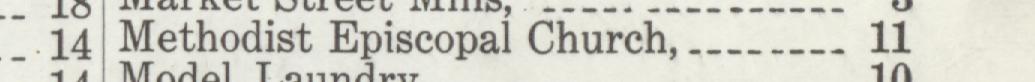 The index line reading Zion Methodist Episcopal Church,1 in the 1913 atlas