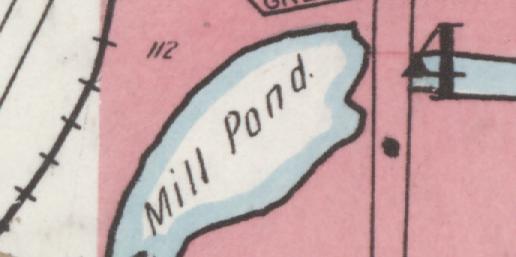 The index line reading Mill Pond in the 1918 atlas