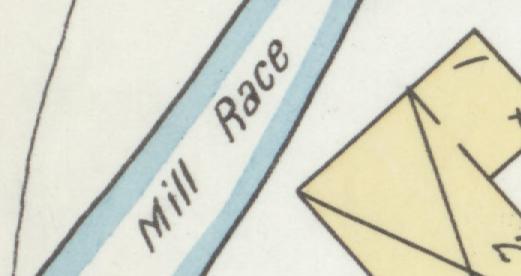 The line reading Mill Race in the 1901 atlas index