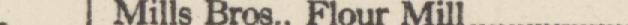 The line reading Mills Bros. Flour Mill in the 1922 atlas index